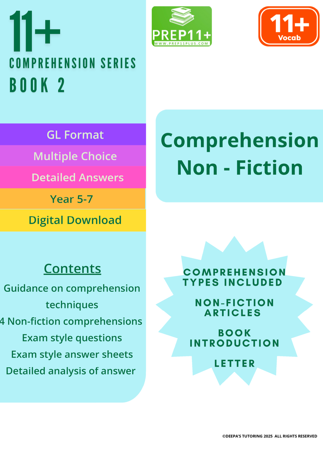 Comprehension Book 2 - Non-Fiction
