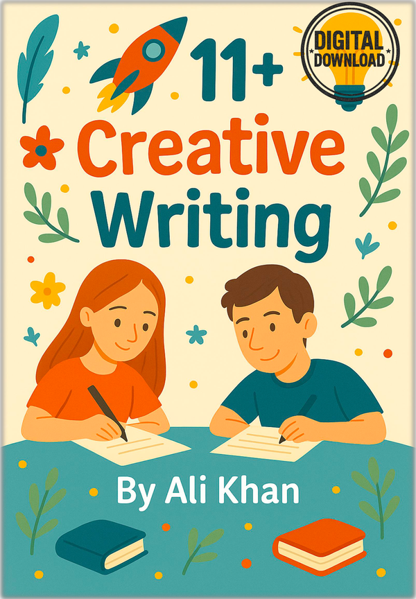 Simple Writing Books 11+ Creative Writing - PDF Book by Ali Khan – Eleven Plus Vocab