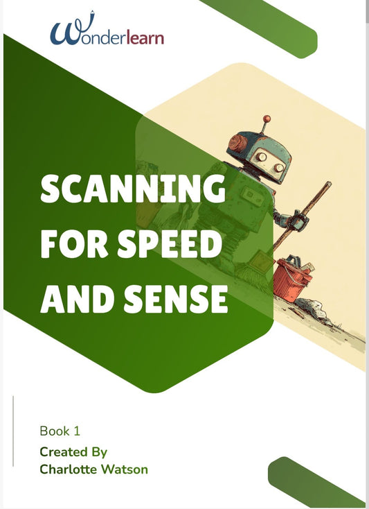 Wonderlearn - Scanning for Speed - Book 1